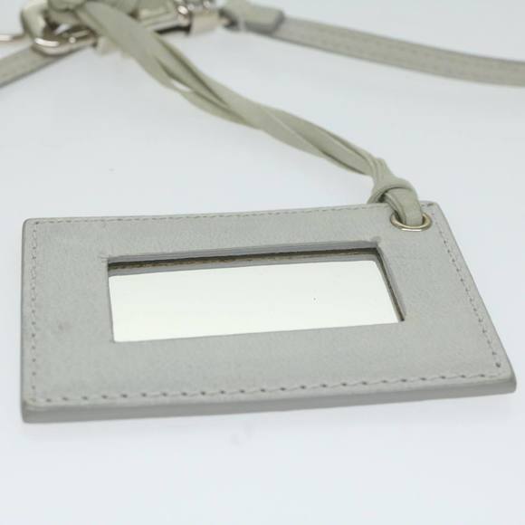 BALENCIAGA The Hip Shoulder Bag Leather Gray 245080 Auth ar11036 - Picture 10 of 16